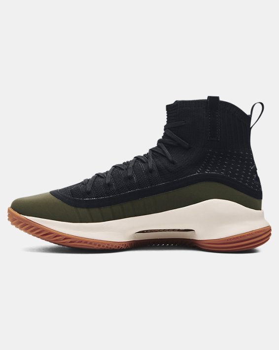 Men's UA Curry 4 Retro Basketball Shoes in Black image number 1